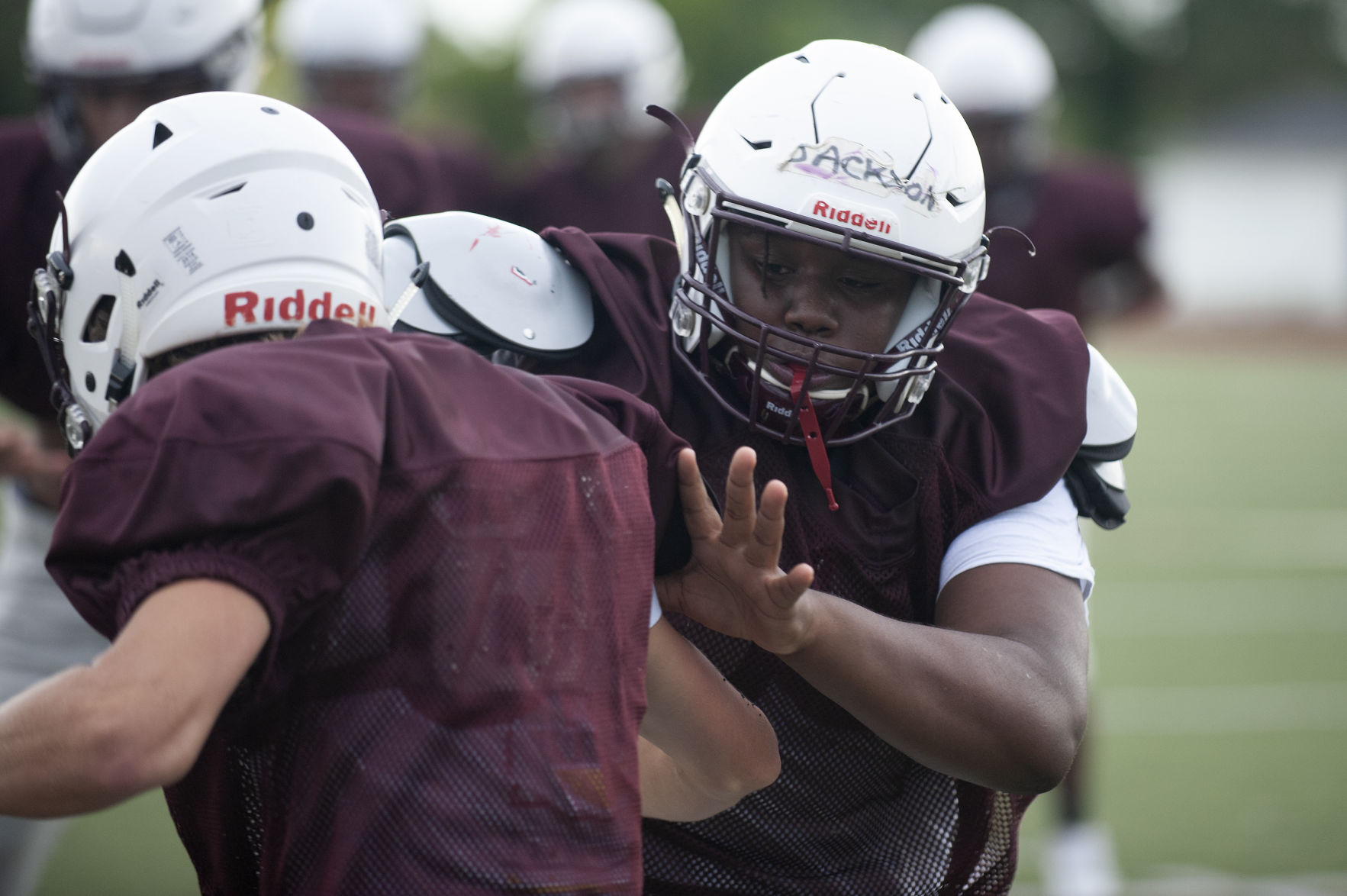 St. Charles West football practice